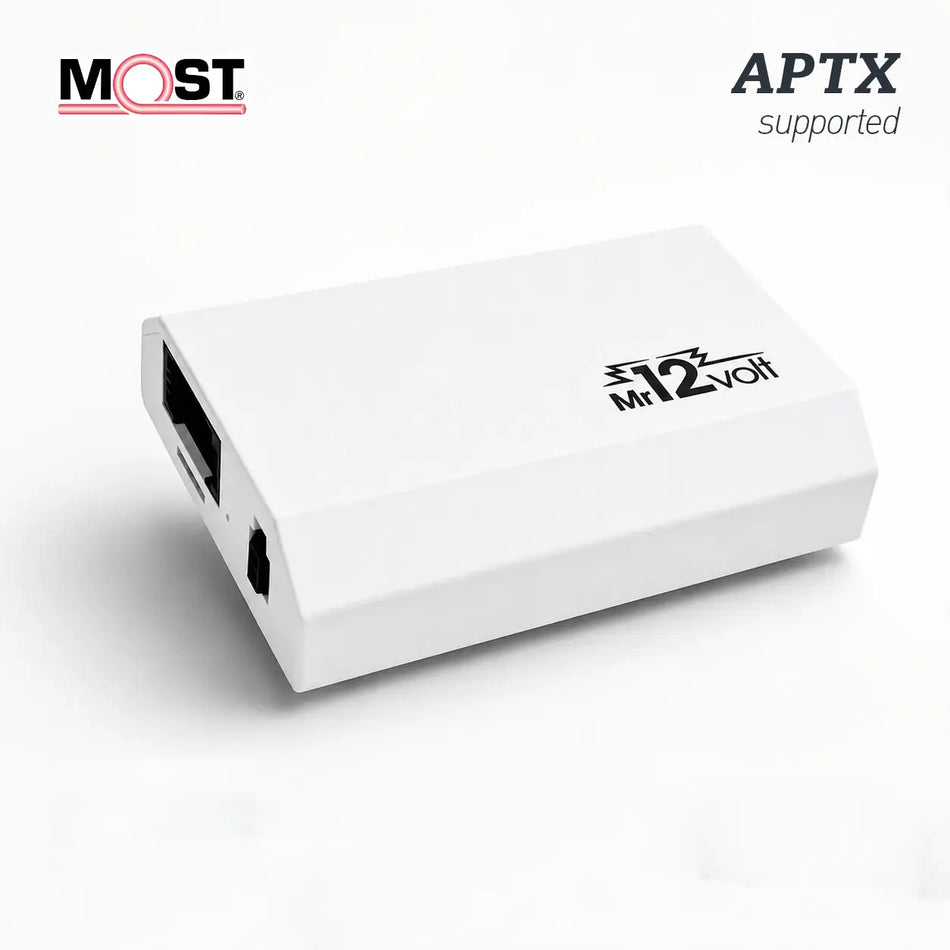 Mr12Volt Porsche PCM 2.0/2.1 CDR 23/24 Bluetooth Adapter APTX HD MOST Fiber Optic