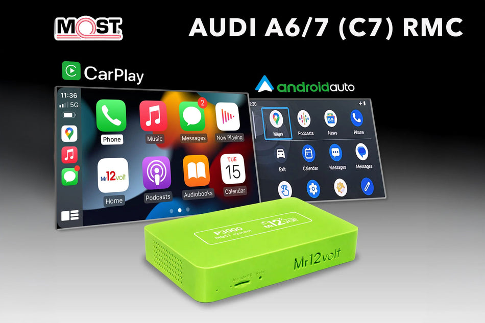 Audi RMC Wireless CarPlay Android Auto MOST Interface | A6 (C7) | A7 (C7)