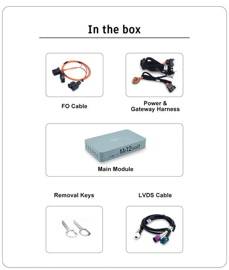 Mr12Volt Audi MMI 3G 3G+ CarPlay & AA Interface A4 A5 A6 A7 Q5 Q7 DSP OEM Mic Support - Evolve Automotive